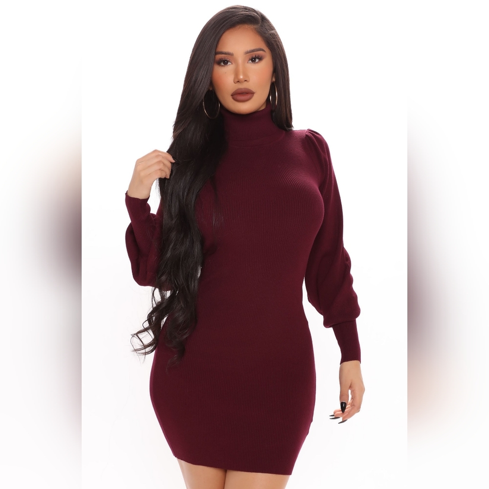 Cozy Girl Sweater Mini Dress